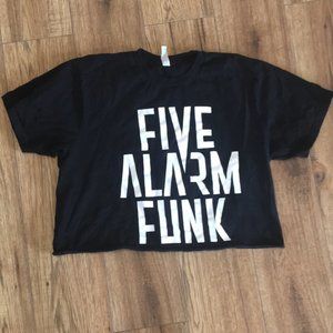 Five alarm funk cropped shirt